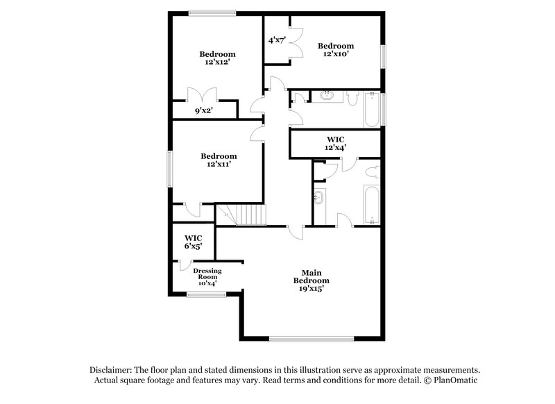 1,895/Mo, 19723 Shores Edge Drive Tomball, TX 77375 Floorplan View 2