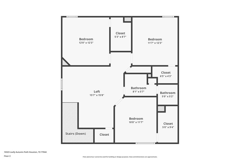 2,035/Mo, 10323 Leafy Autumn Path Houston, TX 77044 Floor Plan View