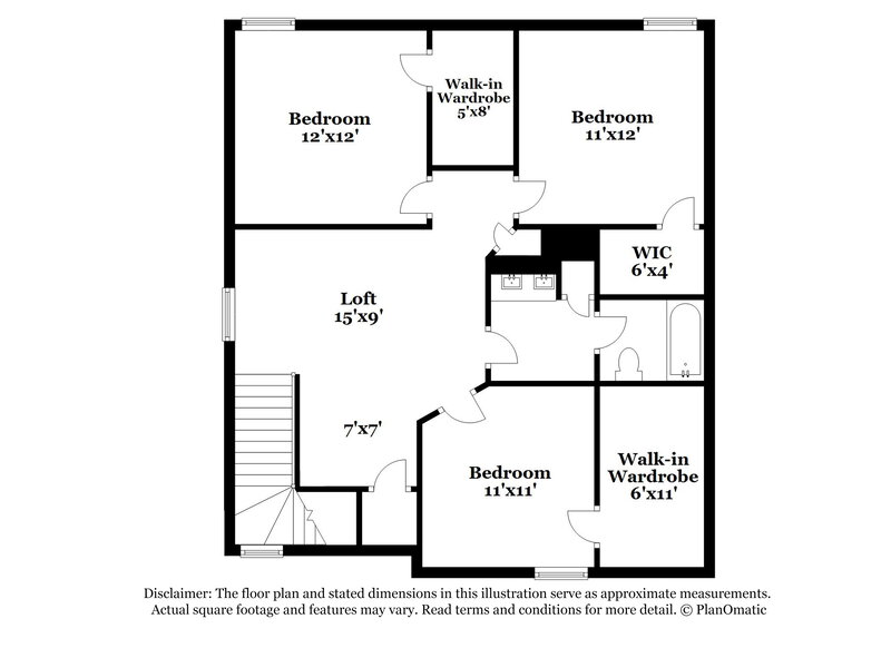 2,120/Mo, 10403 Leafy Autumn Path Houston, TX 77044 Floor Plan View 2