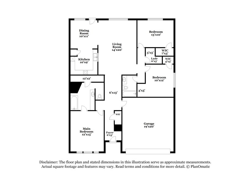 1,780/Mo, 2422 Fox Water Drive Spring, TX 77386 Floor Plan View