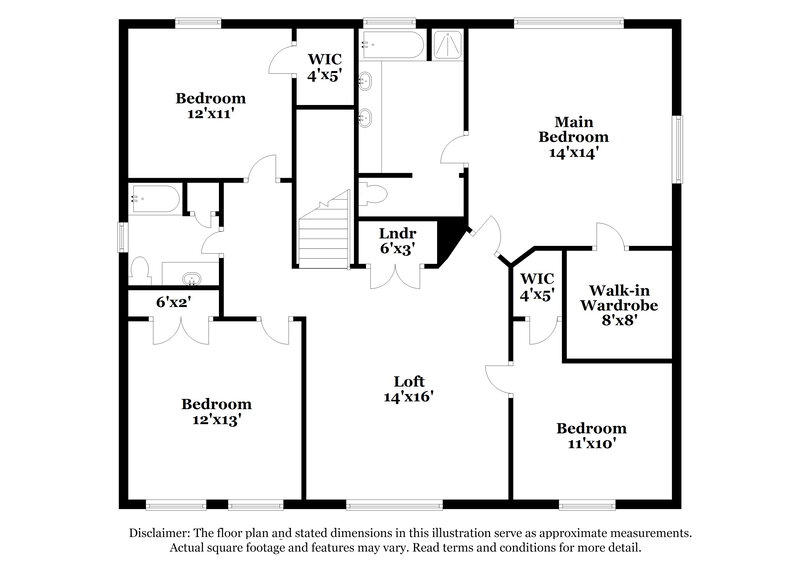 2,260/Mo, 3831 Woodlace Drive Humble, TX 77396 Floor Plan View 2