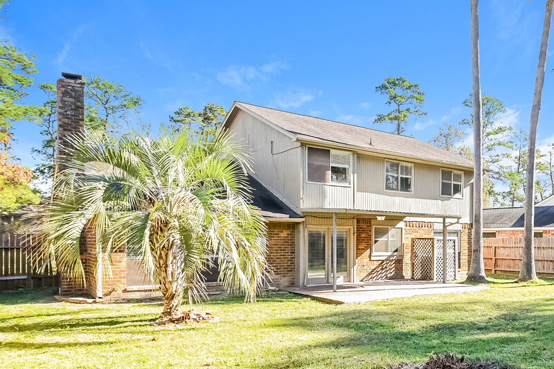 1,875/Mo, 25535 Chapel Ridge Lane Spring, TX 77373 Rear View