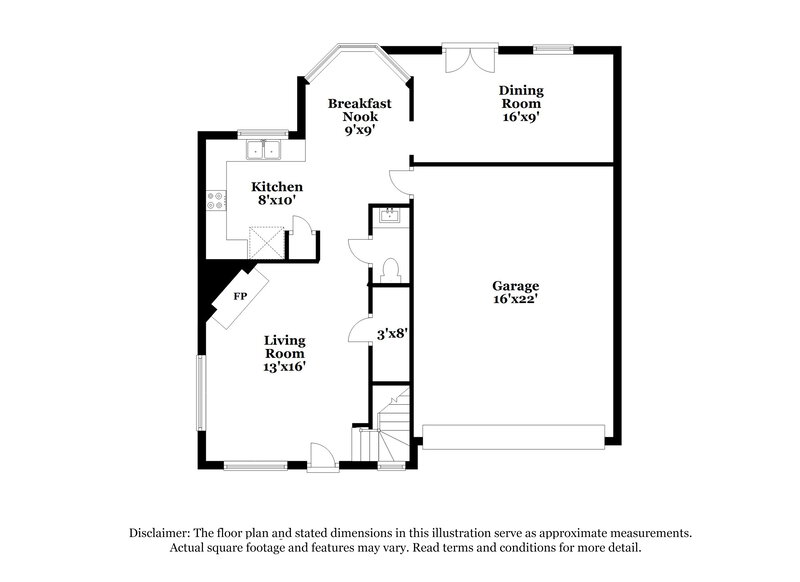 1,890/Mo, 4438 Field Meadow Drive Katy, TX 77449 Floor Plan View