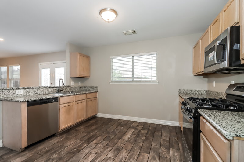 1,980/Mo, 3623 Bridgebluff Lane Katy, TX 77449 Kitchen View 2