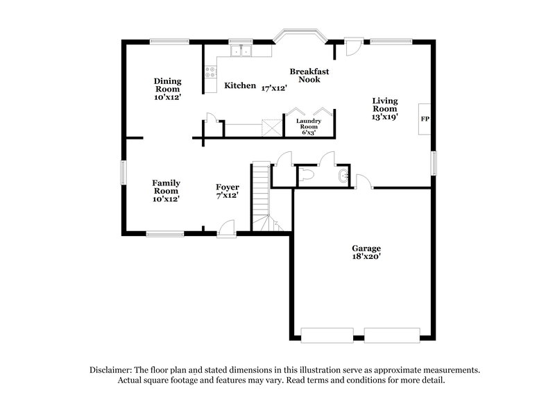 1,985/Mo, 5606 Roserock Lane Spring, TX 77379 Floor Plan View