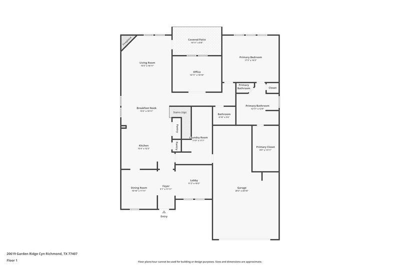 3,025/Mo, 20619 Garden Ridge Cyn Richmond, TX 77407 Floor Plan View