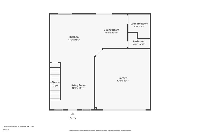 1,720/Mo, 16770 N Thrasher Dr Conroe, TX 77385 Floor Plan View
