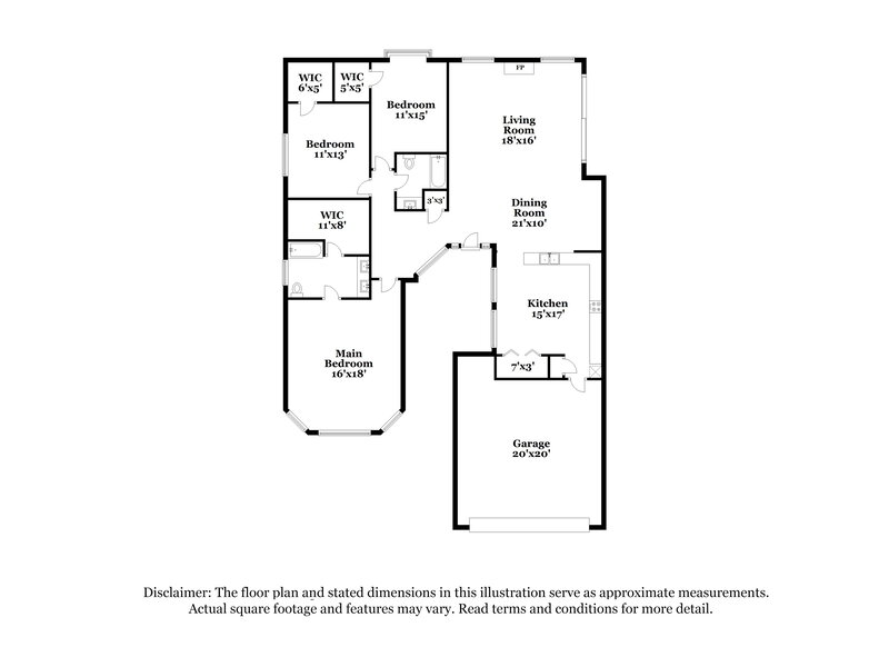 1,915/Mo, 12723 Ashford Knoll Houston, TX 77082 Floor Plan View