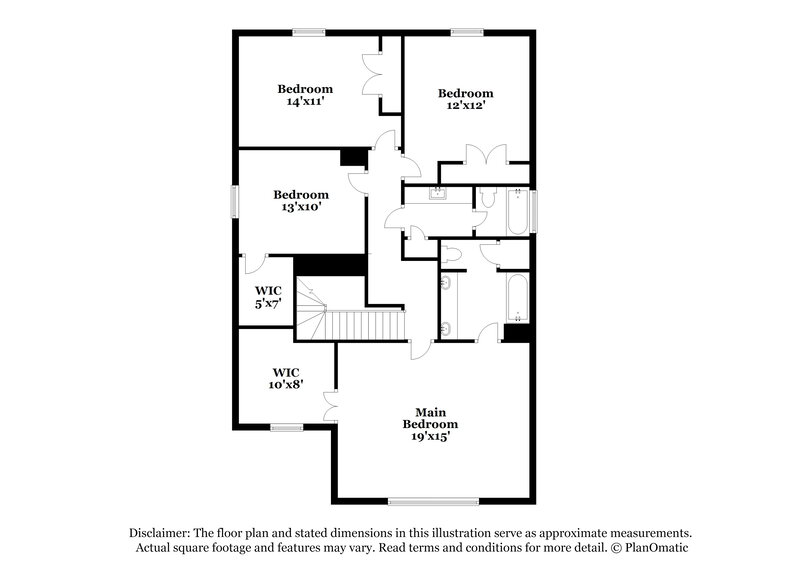 1,690/Mo, 9007 Sweet Blue Jasmine Lane Humble, TX 77338 Floor Plan View 2