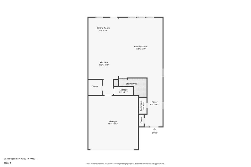 2,420/Mo, 3534 Paganini Place Katy, TX 77493 Floor Plan View