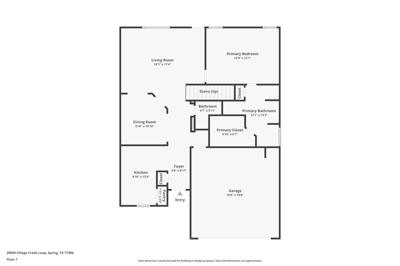 2,220/Mo, 29050 Village Creek Loop Spring, TX 77386 Floor Plan View