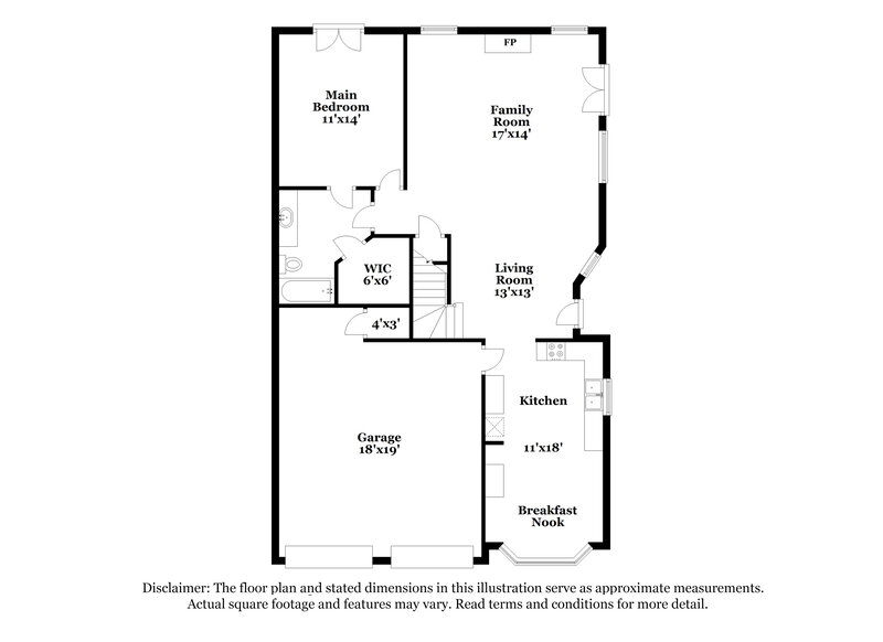 1,905/Mo, 7722 High Village Drive Houston, TX 77095 Floor Plan View