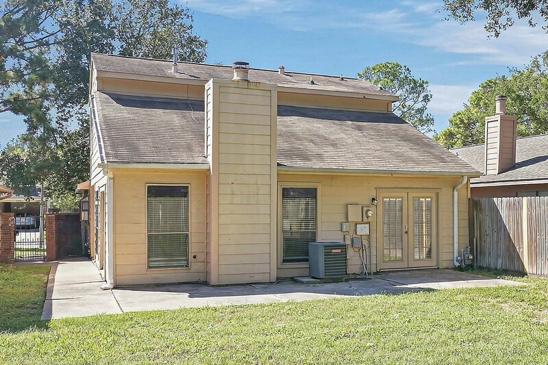 1,905/Mo, 7722 High Village Drive Houston, TX 77095 Rear View