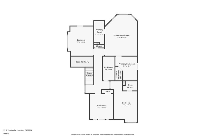 1,910/Mo, 3310 Tenaha Drive Houston, TX 77014 Floor Plan View 2