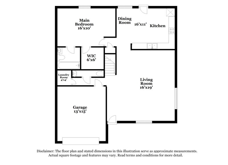 2,110/Mo, 21110 Sugar Orchard Lane Tomball, TX 77375 Floor Plan View