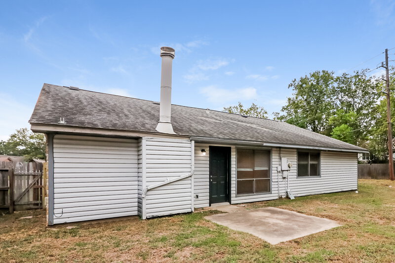 1,880/Mo, 7418 Odinglen Dr Houston, TX 77095 Rear View