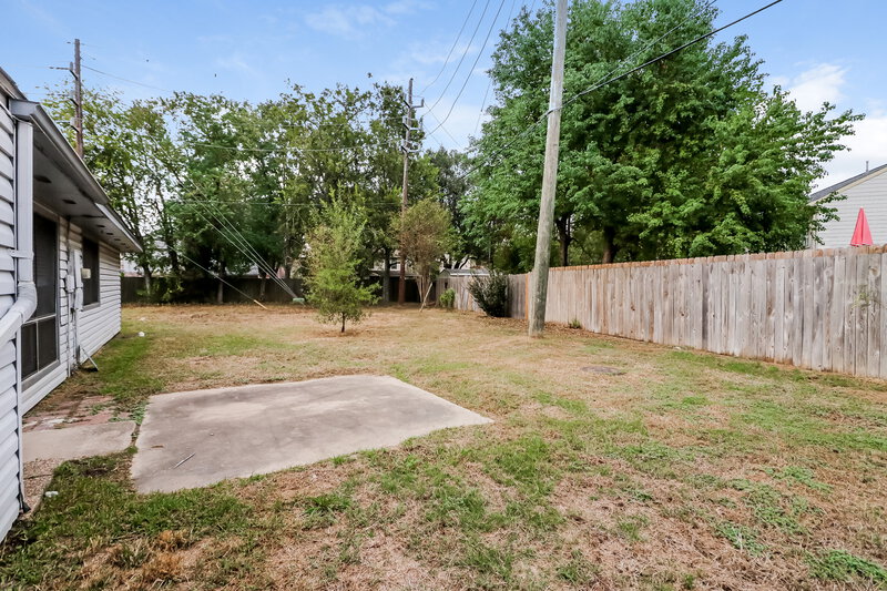 1,880/Mo, 7418 Odinglen Dr Houston, TX 77095 Rear View 2