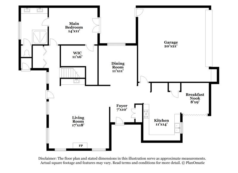 2,090/Mo, 3910 Cedar Valley Drive Missouri City, TX 77459 Floorplan View