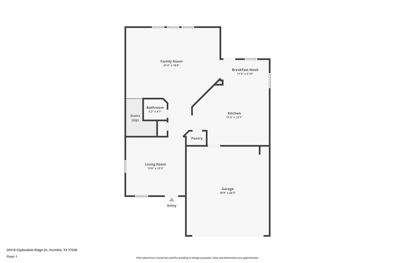 1,830/Mo, 20318 Clydesdale Ridge Drive Humble, TX 77338 Floor Plan View