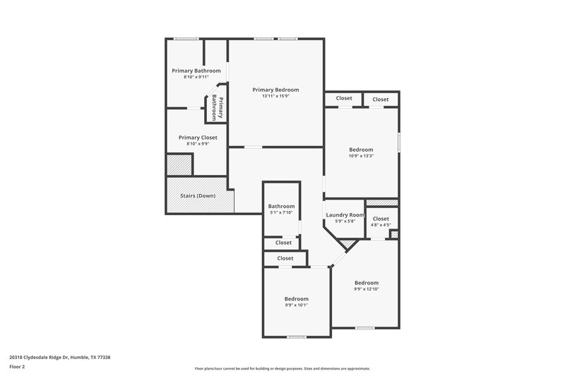 1,830/Mo, 20318 Clydesdale Ridge Drive Humble, TX 77338 Floor Plan View 2