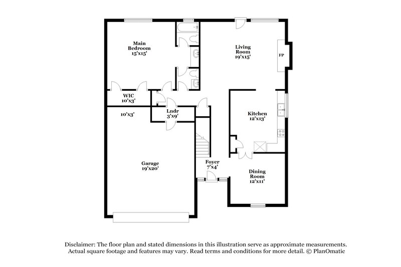 1,910/Mo, 17319 Huntersglen Circle Humble, TX 77396 Floor Plan View