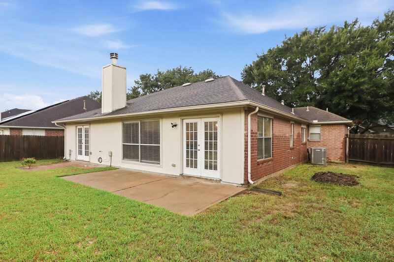 1,980/Mo, 3122 Rainpark Lane Katy, TX 77449 Rear View