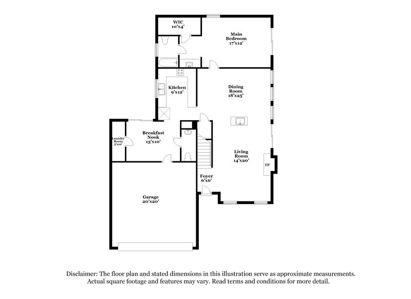 2,210/Mo, 3534 Duncaster Drive Missouri City, TX 77459 Floorplan View