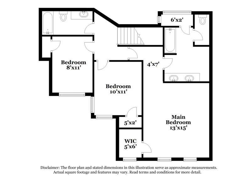 1,850/Mo, 4627 Green Trail Dr Houston, TX 77084 Floorplan View 2