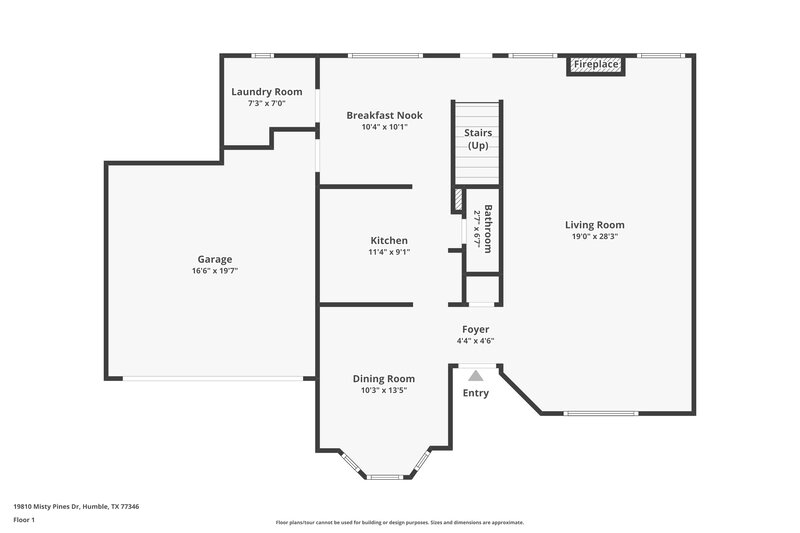 2,365/Mo, 19810 Misty Pines Dr Humble, TX 77346 Floor Plan View