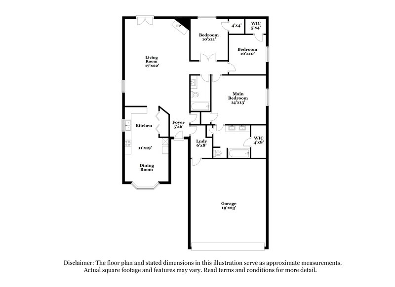 1,620/Mo, 15203 Beechnut St Houston, TX 77083 Floor Plan View