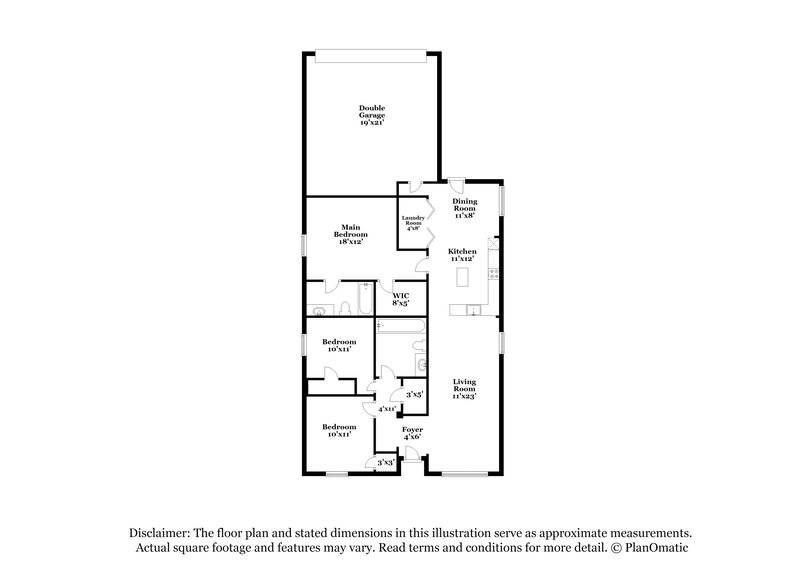 1,690/Mo, 4043 Mossy Place Ln Spring, TX 77388 Floor Plan View