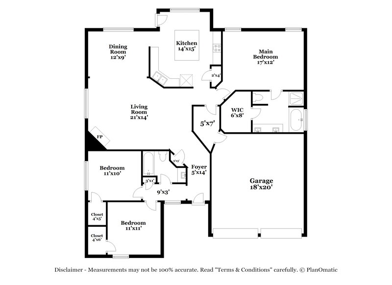 2,660/Mo, 19114 Timber Way Dr Humble, TX 77346 Floor Plan View