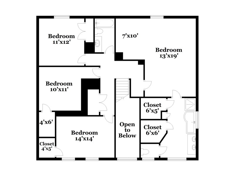2,525/Mo, 2718 Leroy Street Pearland, TX 77581 Floor Plan View 2