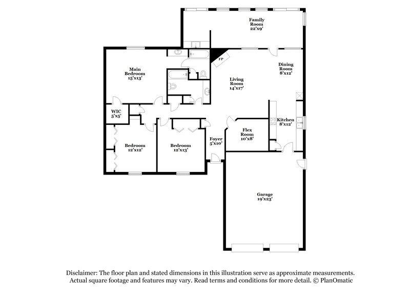 1,995/Mo, 13915 Peatwood Rd Houston, TX 77038 Floor Plan View