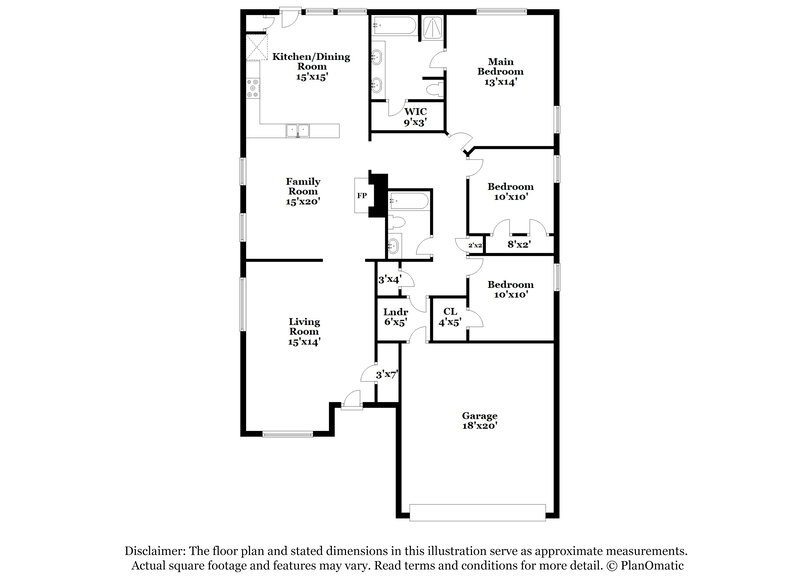 2,055/Mo, 19807 Hollington Dr Tomball, TX 77375 Floor Plan View