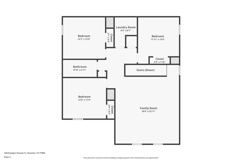 2,220/Mo, 14610 Jasper Stream Court Houston, TX 77069 Floorplan View 2