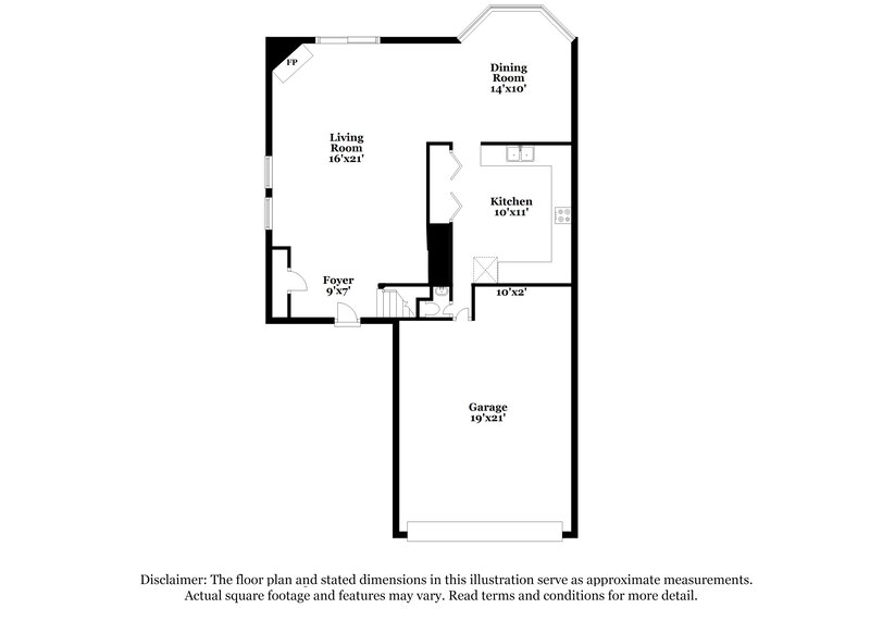 1,790/Mo, 16222 Samoa Way Houston, TX 77053 Floor Plan View