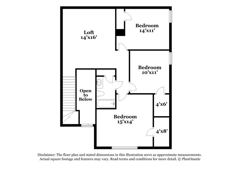 2,010/Mo, 330 Harbor Mist Dr Crosby, TX 77532 Floorplan View 2