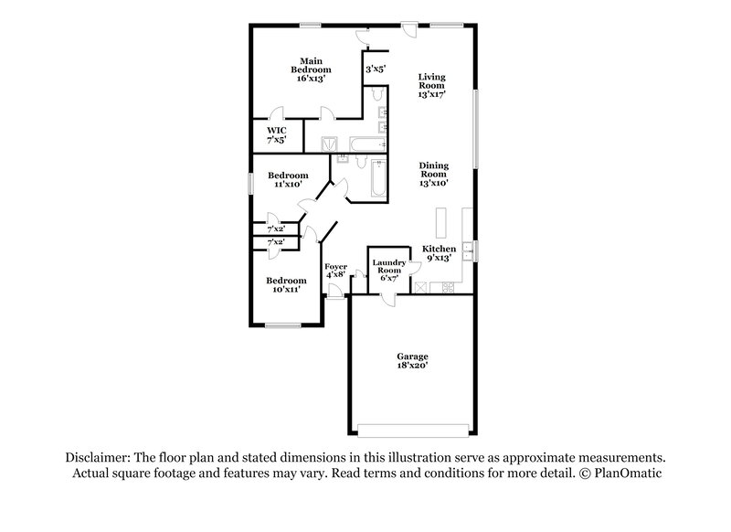 1,985/Mo, 20230 Cypresswood Gln Spring, TX 77373 Floor Plan View