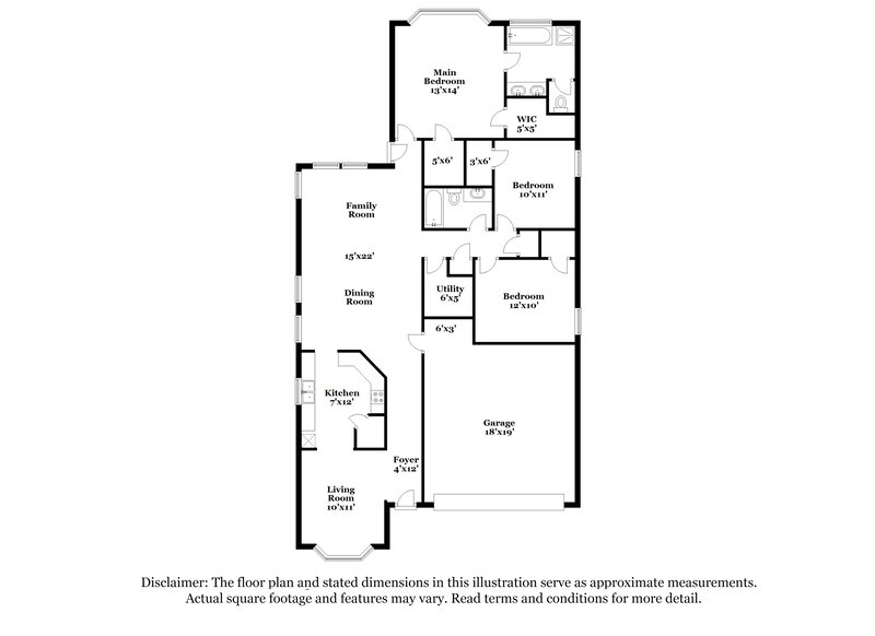 2,055/Mo, 18919 Hartford Falls Ln Richmond, TX 77407 Floor Plan View