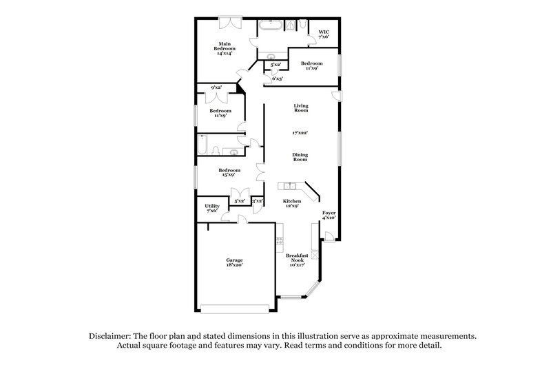1,685/Mo, 28052 Irving Dr Magnolia, TX 77355 Floorplan View