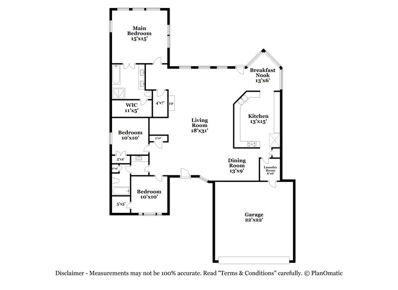 2,395/Mo, 19 Rosewater Pl Spring, TX 77381 Floor Plan View