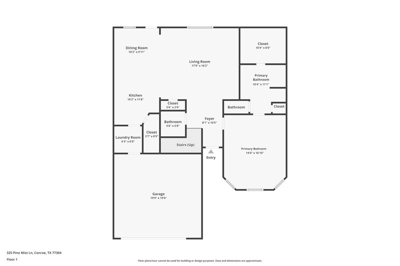 2,170/Mo, 325 Pine Mist Ln Conroe, TX 77304 Floor Plan View