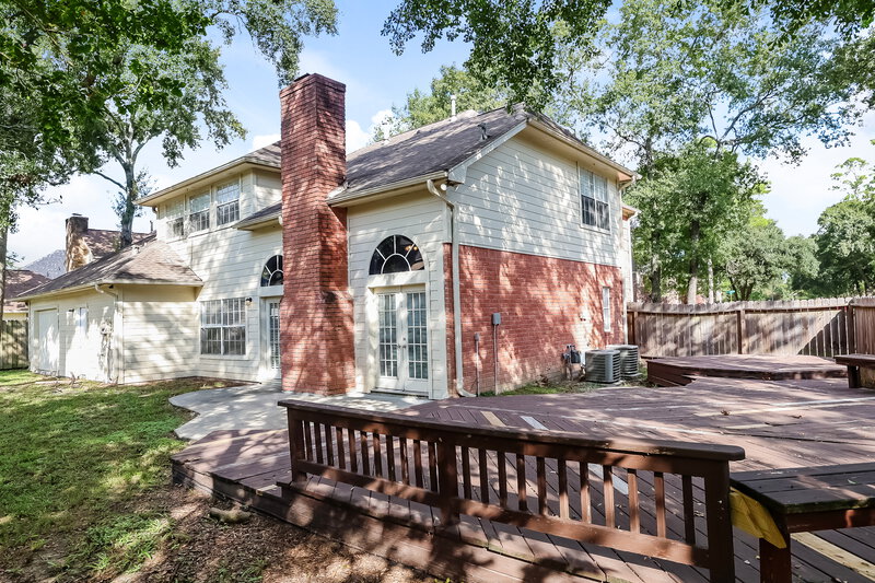 2,485/Mo, 3407 El James Dr Spring, TX 77388 Rear View