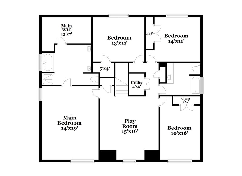 2,415/Mo, 31518 Kingston Village Dr Spring, TX 77386 Floor Plan View 2