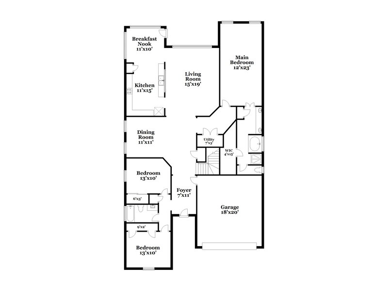 2,700/Mo, 21503 Mandarin Glen Cir Spring, TX 77388 Floor Plan View