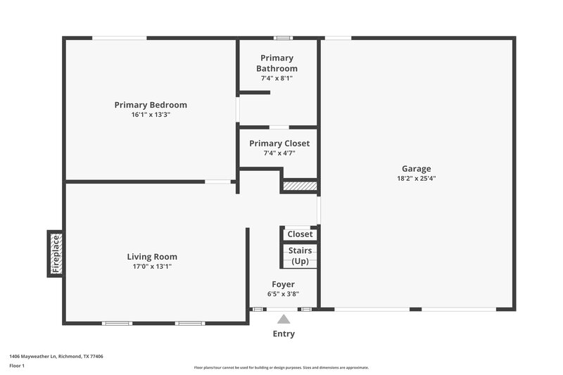2,035/Mo, 1406 Mayweather Ln Richmond, TX 77406 Floor Plan View