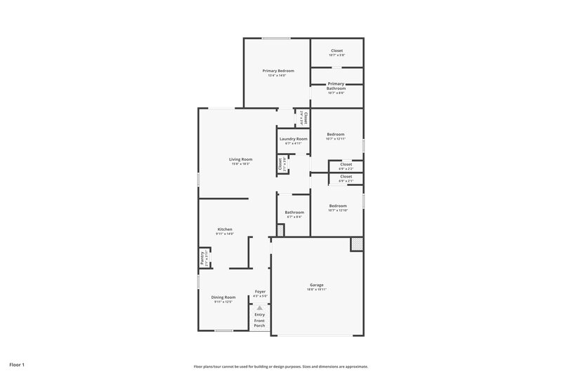 1,995/Mo, 12019 Fairquarter Ln Pinehurst, TX 77362 Floor Plan View