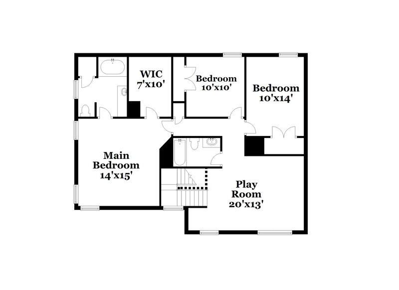 3,740/Mo, 6135 Springbrook Garden Ln Spring, TX 77379 Floor Plan View 2