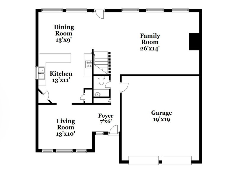 2,505/Mo, 3134 Rainpark Ln Katy, TX 77449 Floor Plan View